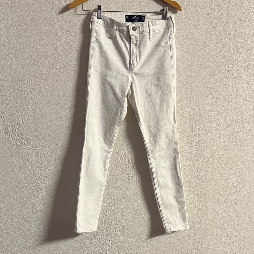 Hollister Women's Cream Skinny Jeans